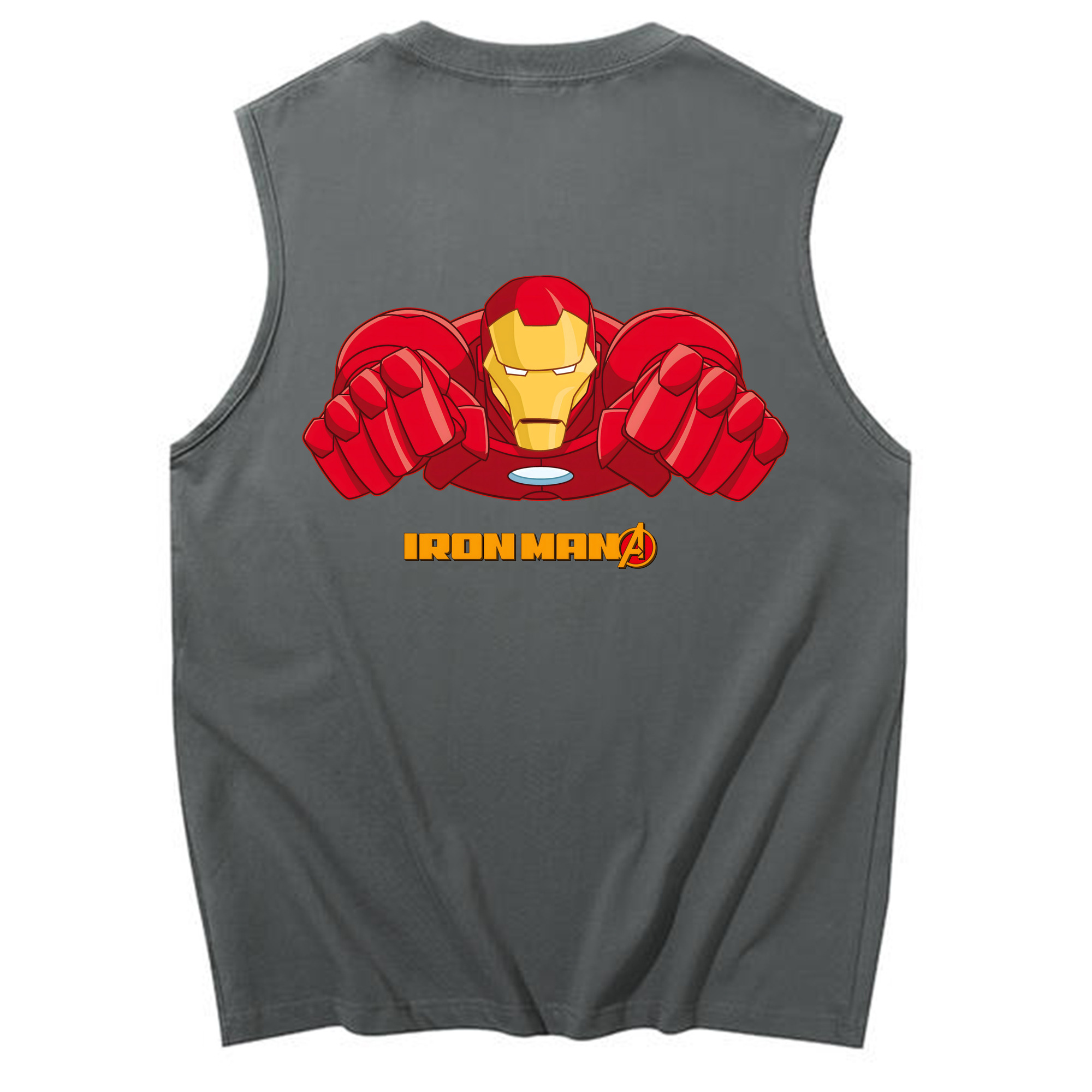 （画像用） アベンジャーズ The Avengers コットン100％タンクトップ（背面プリント）
